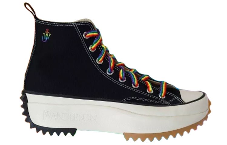 J.W.Anderson x Converse Run Star Hike Black Rainbow Special Edition