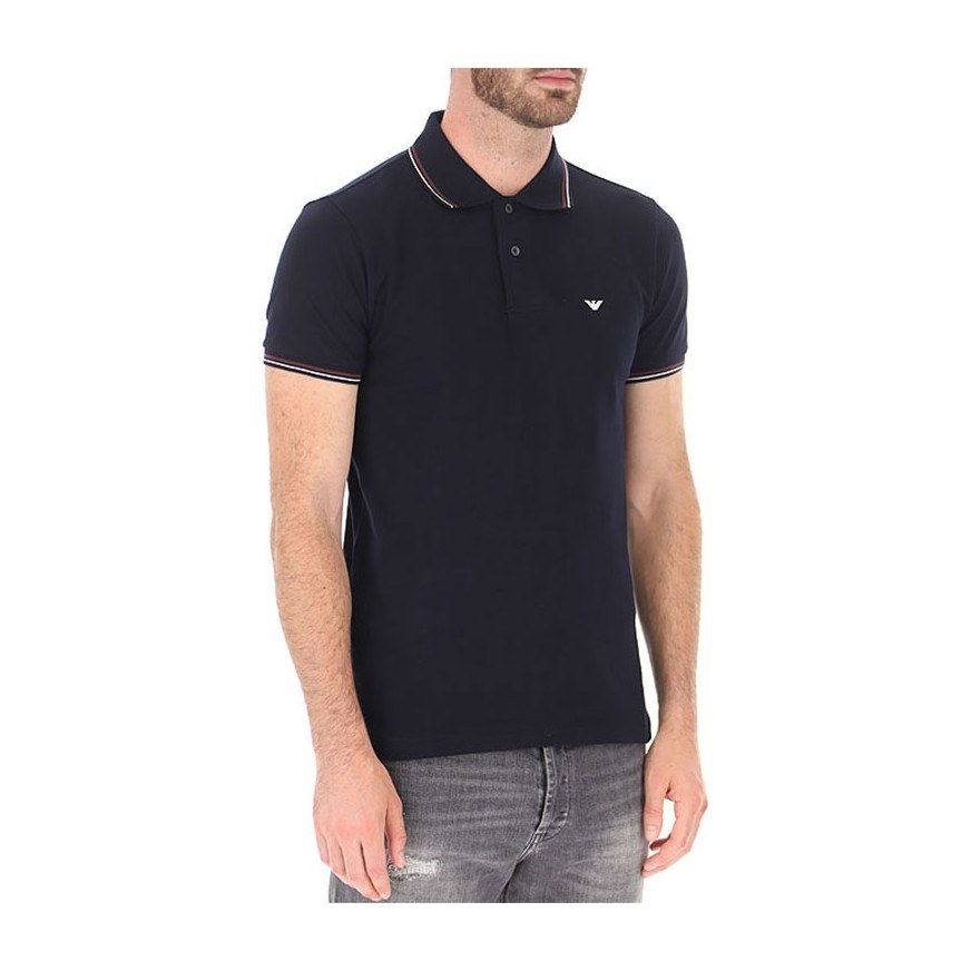 Emporio Armani FW21 Polo Shirt Navy