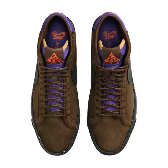 Grant Taylor x Nike Blazer Pro GT QS Mid Black Brown