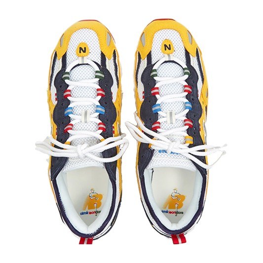 AIME LEON DORE x New Balance 827 White Yellow