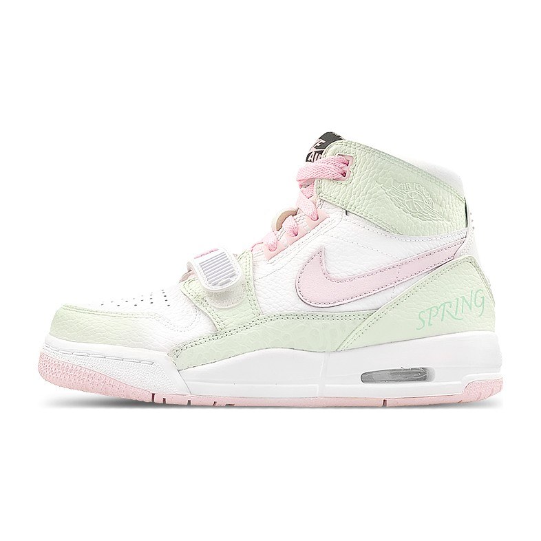 Jordan Legacy 312 High White Green Pink