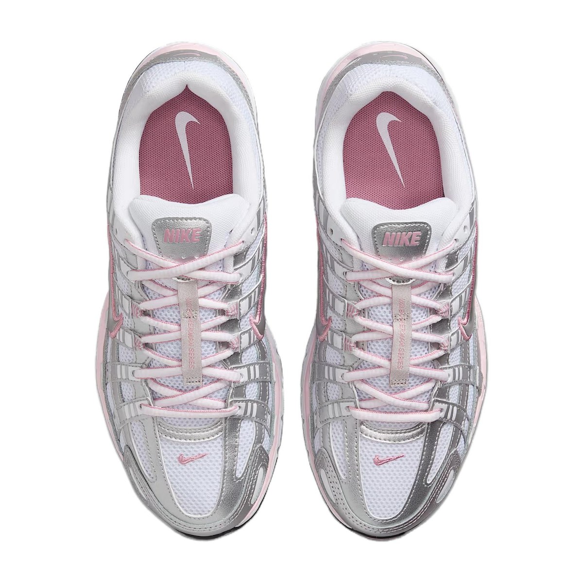 Nike P-6000 White Silver