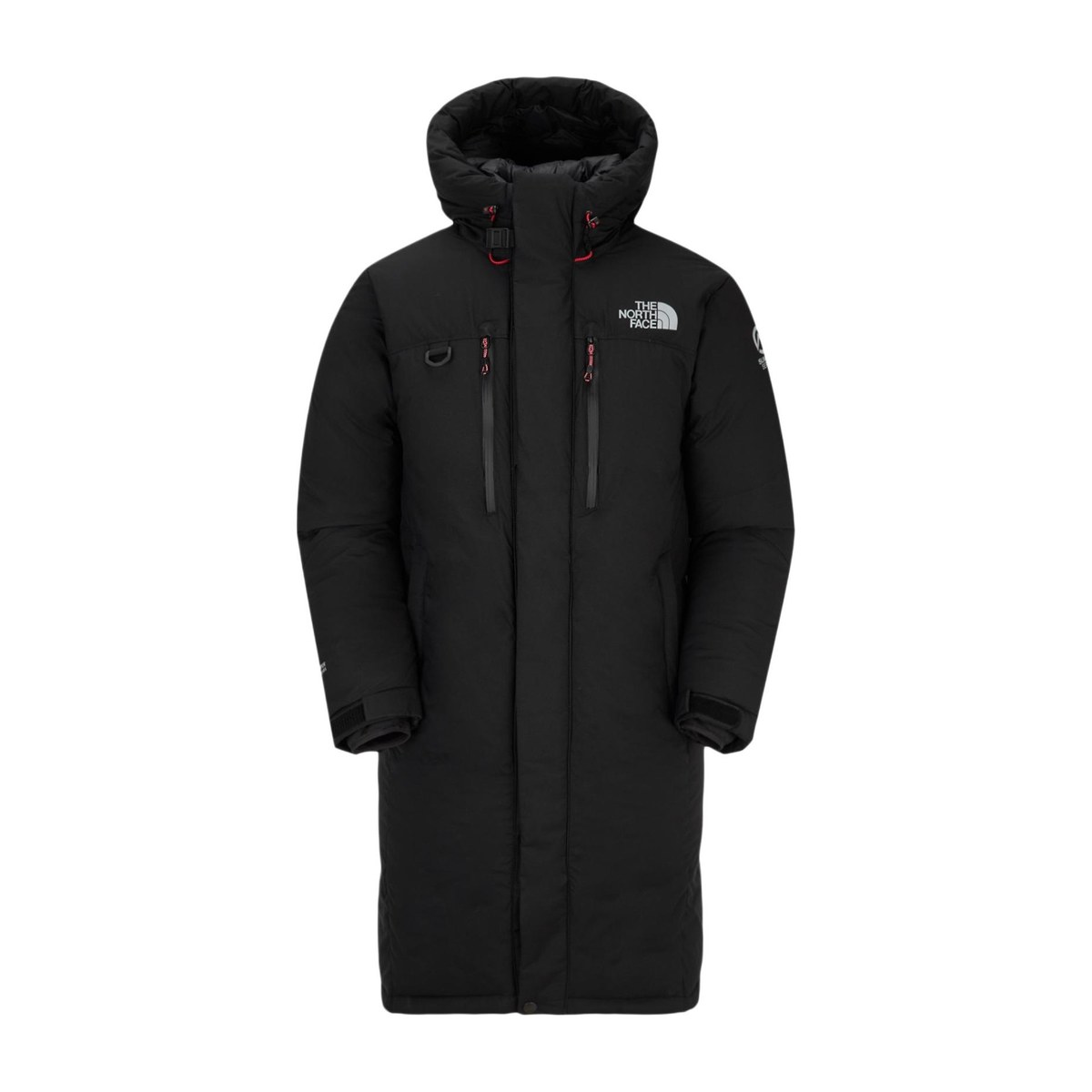 The North Face Logo Embroidered Hooded Down Jacket