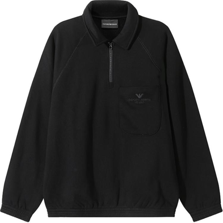 Emporio Armani SS24 Logo Embroidered Pullover