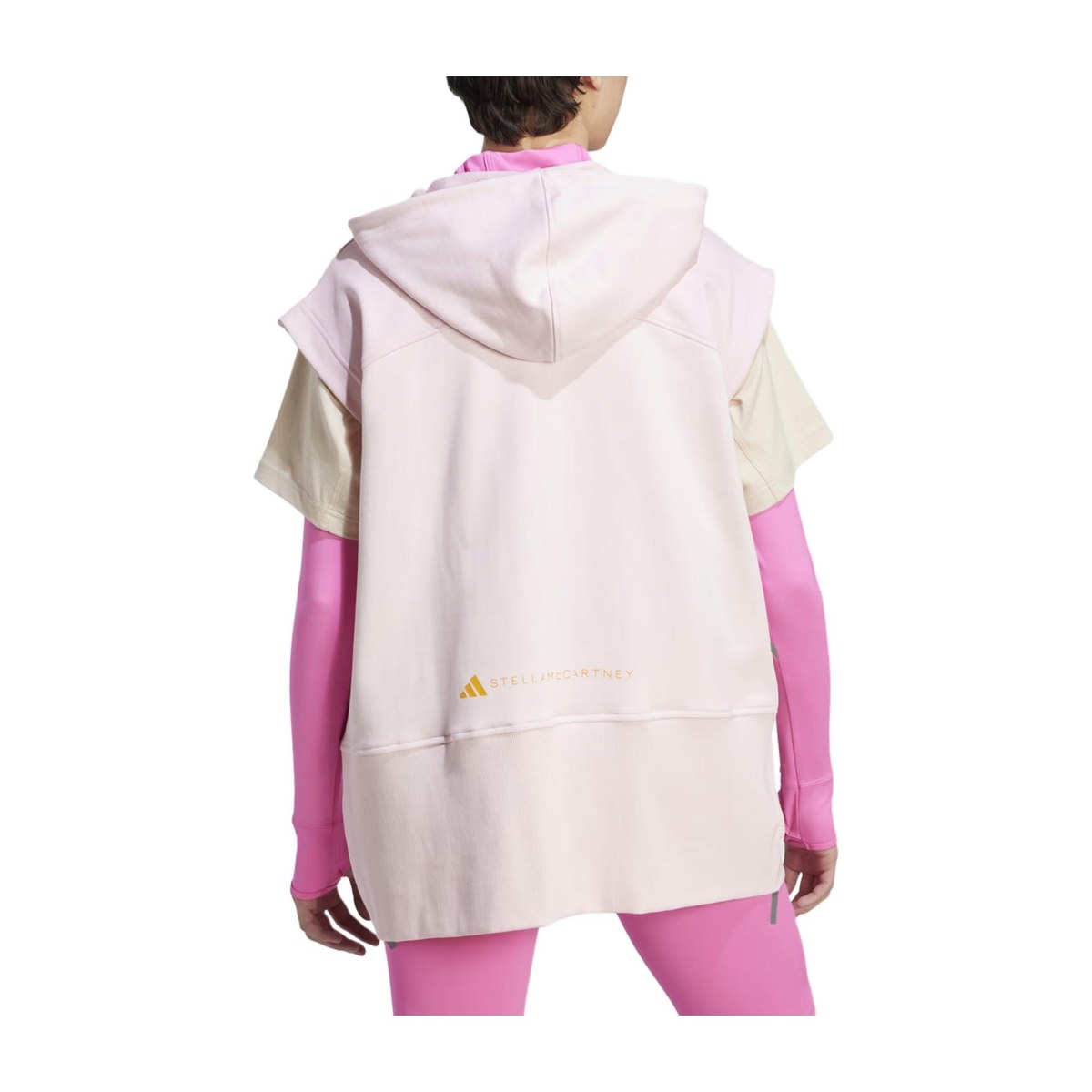 adidas x Stella McCartney Sportswear Sleeveless Hoodie Logo