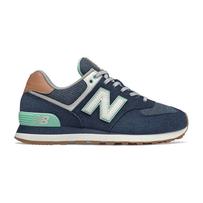New Balance 574 Blue White Green