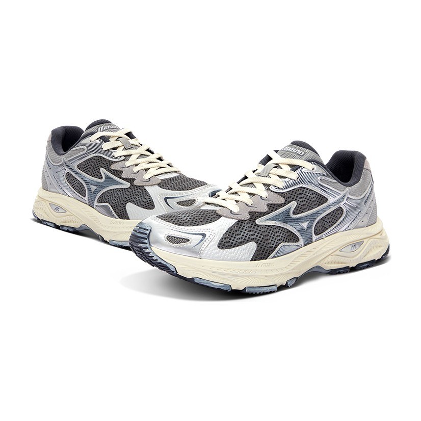 Mizuno Racer S Silver Grey Blue