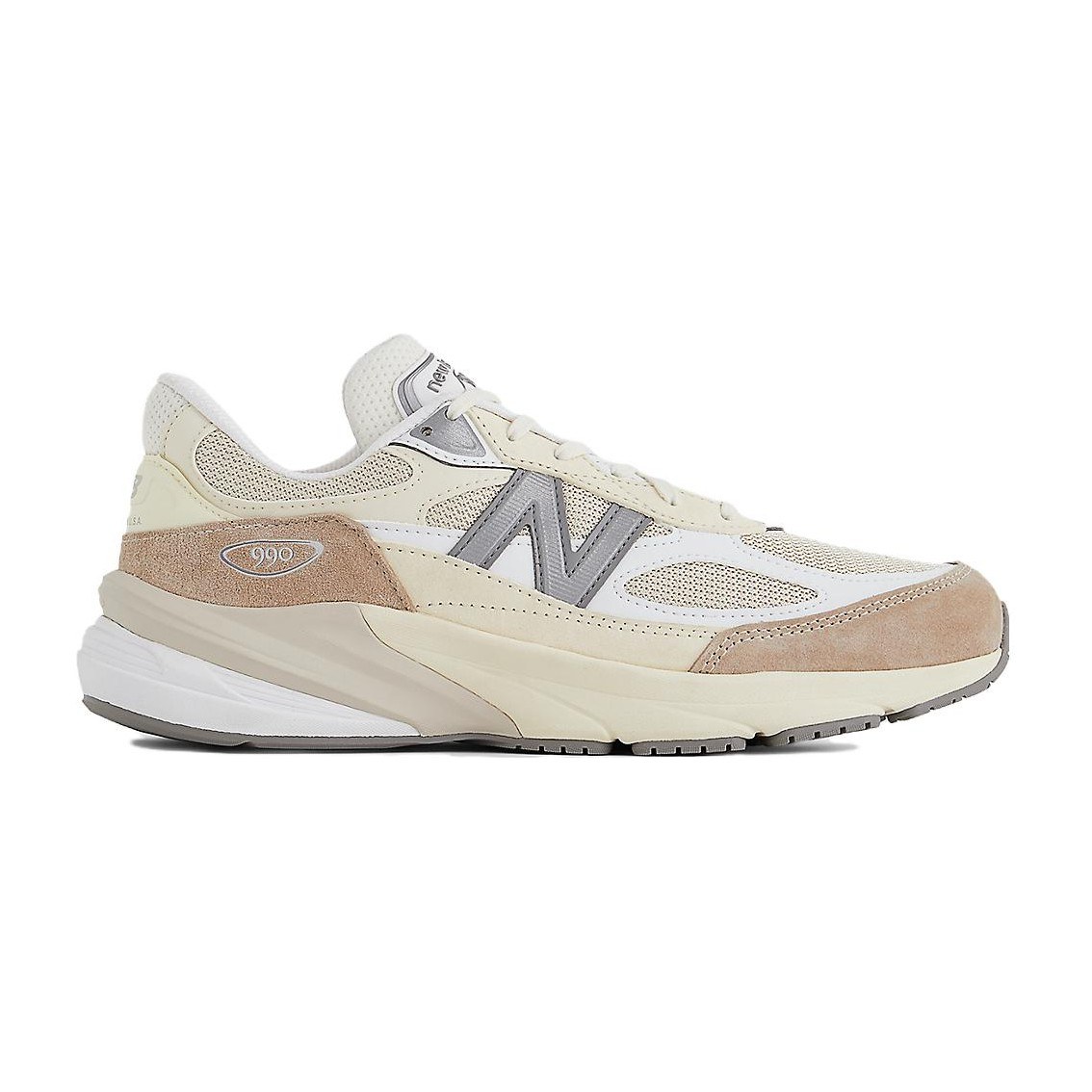 New Balance 990 V6 White Brown