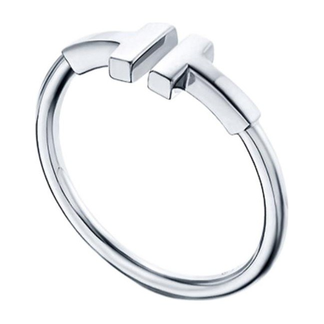 Tiffany & Co. T Series 18K White Gold Ring