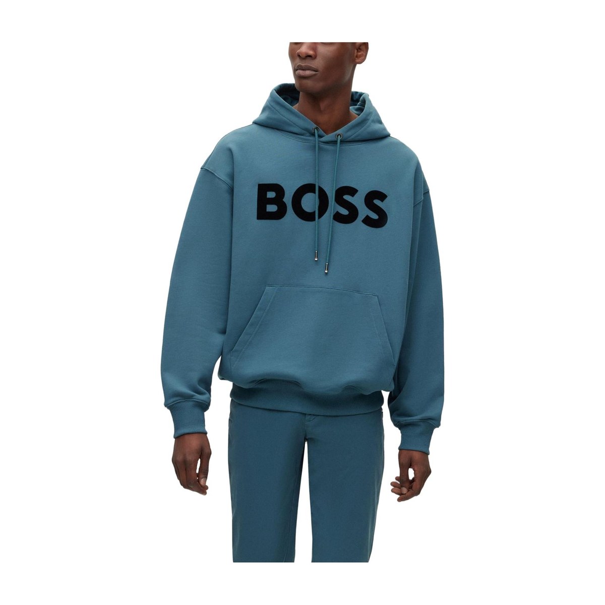 HUGO BOSS Hooded Sweatshirt Turquoise