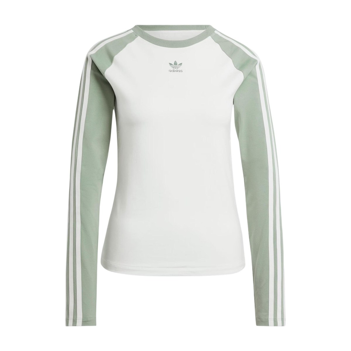 adidas originals Slim Fit Long Sleeve Logo T