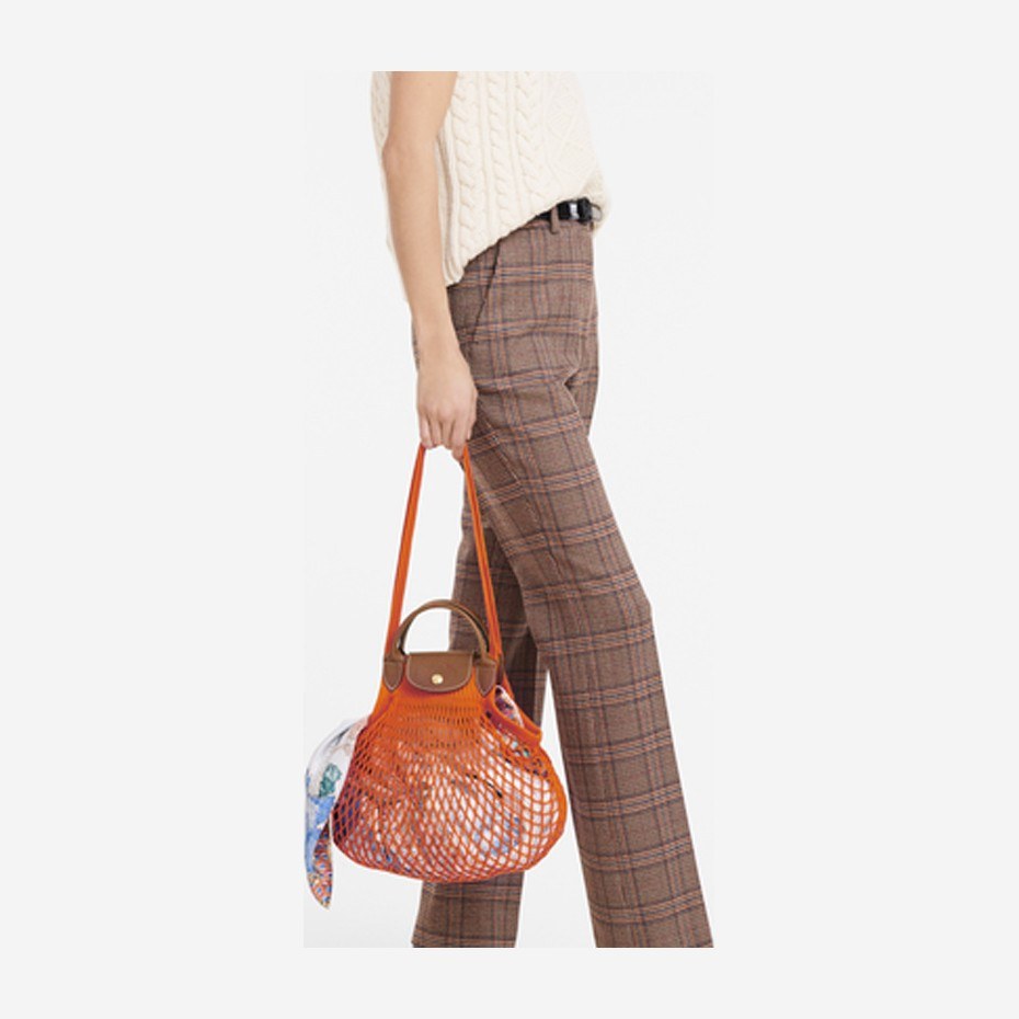 LONGCHAMP Le Pliage Filet 38 Orange