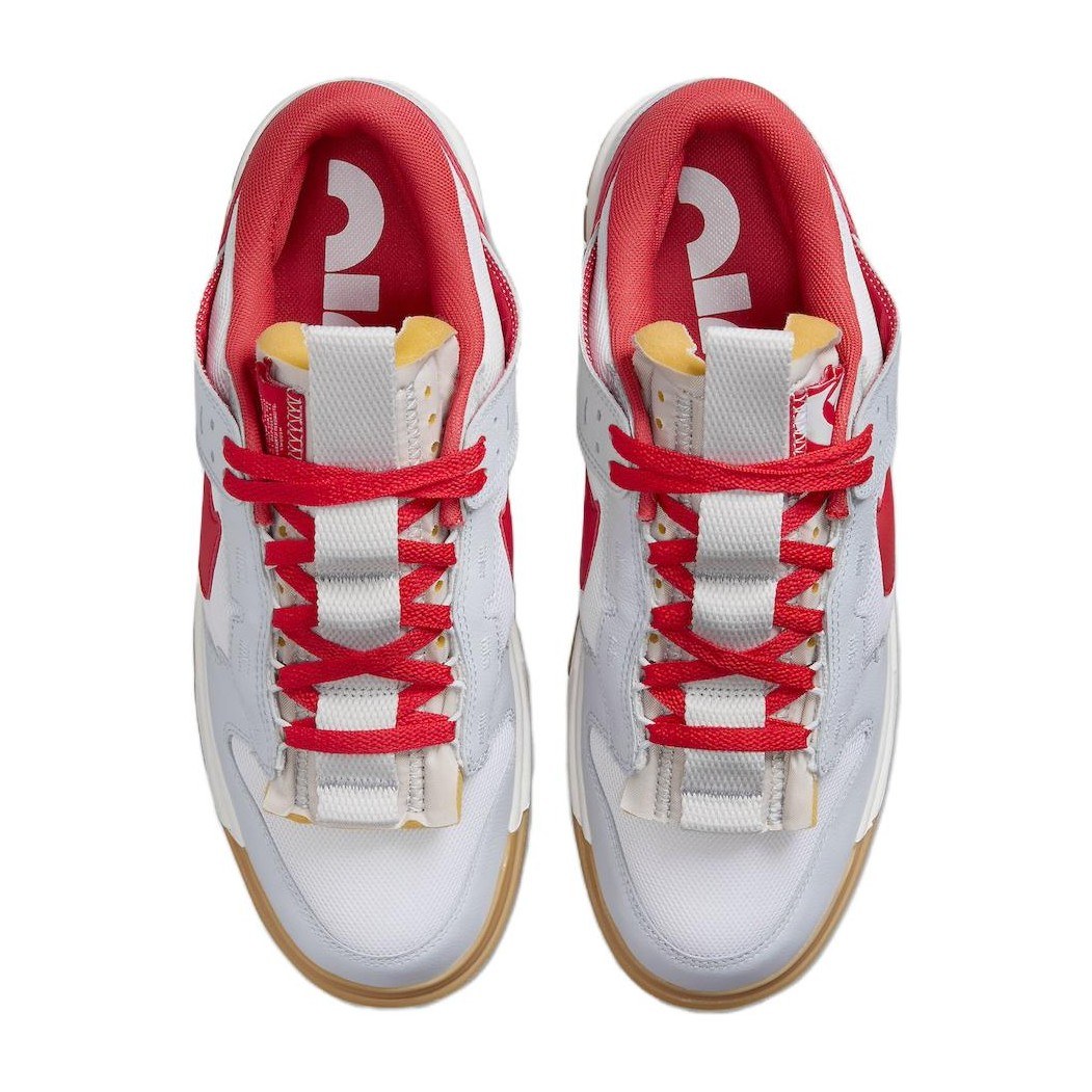 Nike Air Dunk Jumbo Low White Red