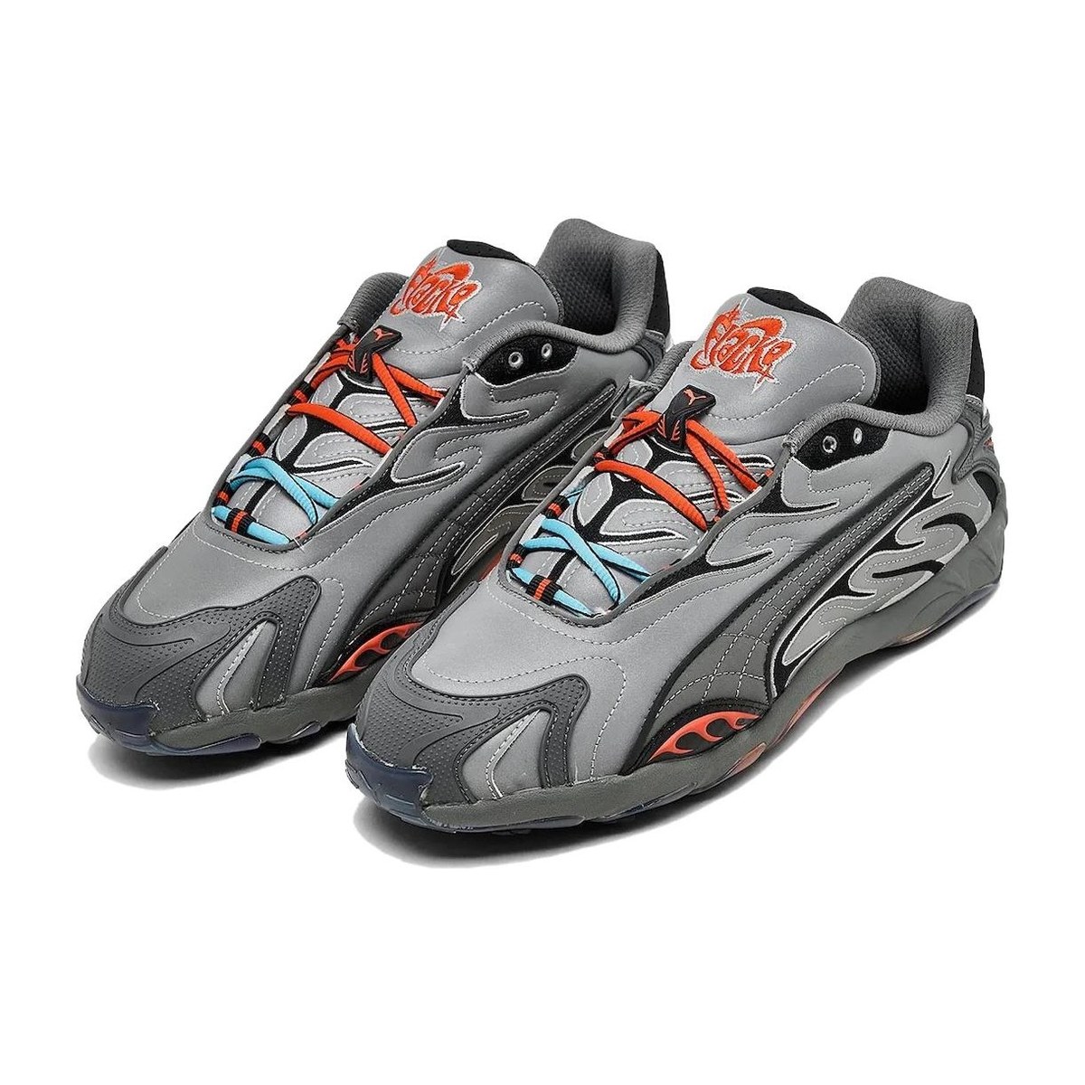 PUMA Mostro Silver Black