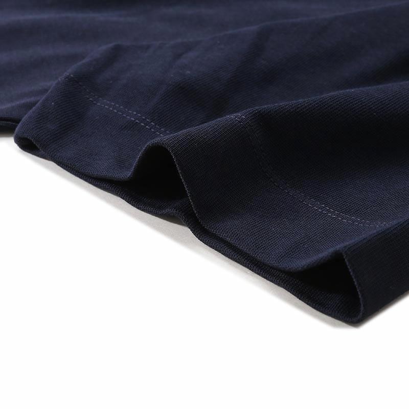 Emporio Armani Eagle Embroidered T-Shirt Navy Blue