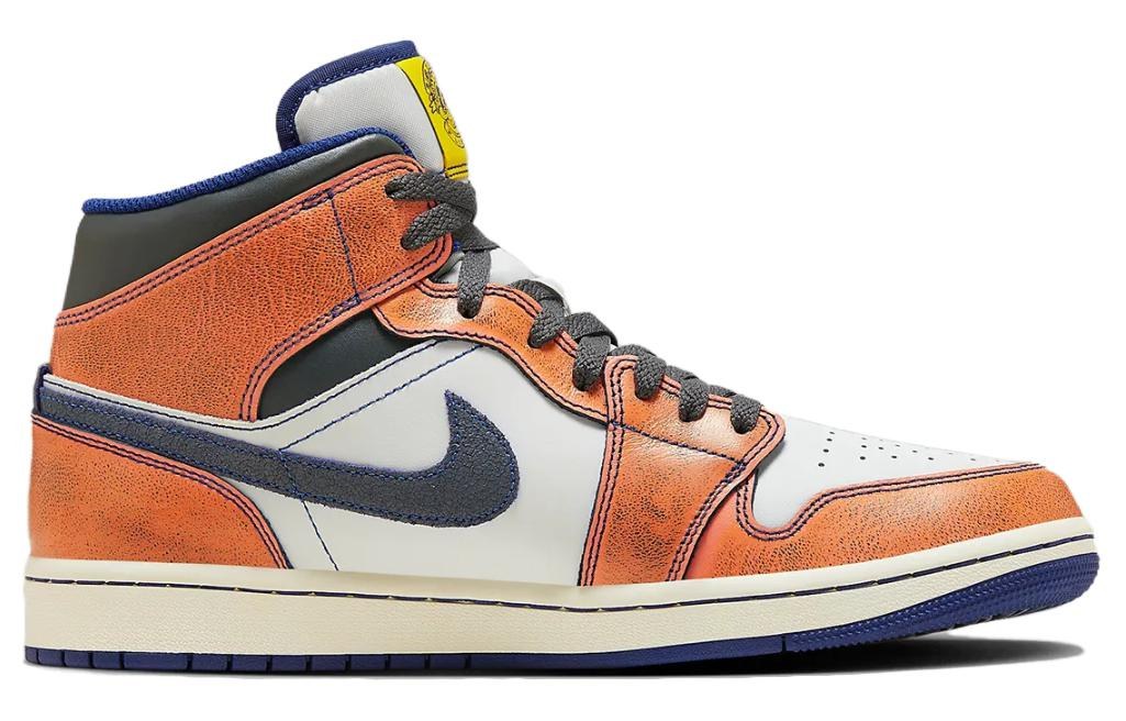 Jordan Air Jordan 1 Mid "Flight" Orange White Black