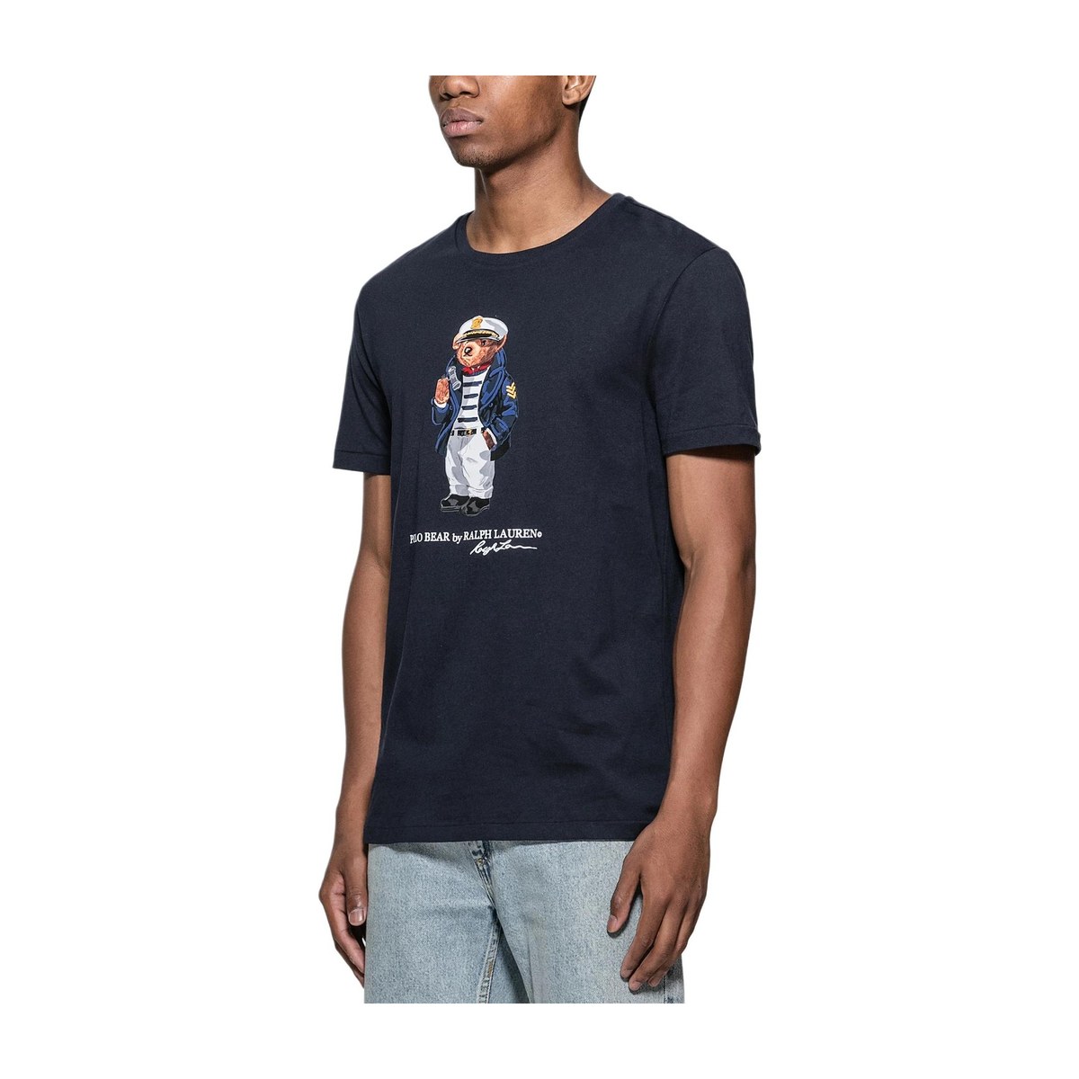 Polo Ralph Lauren SS24 Captain Bear Tee Navy