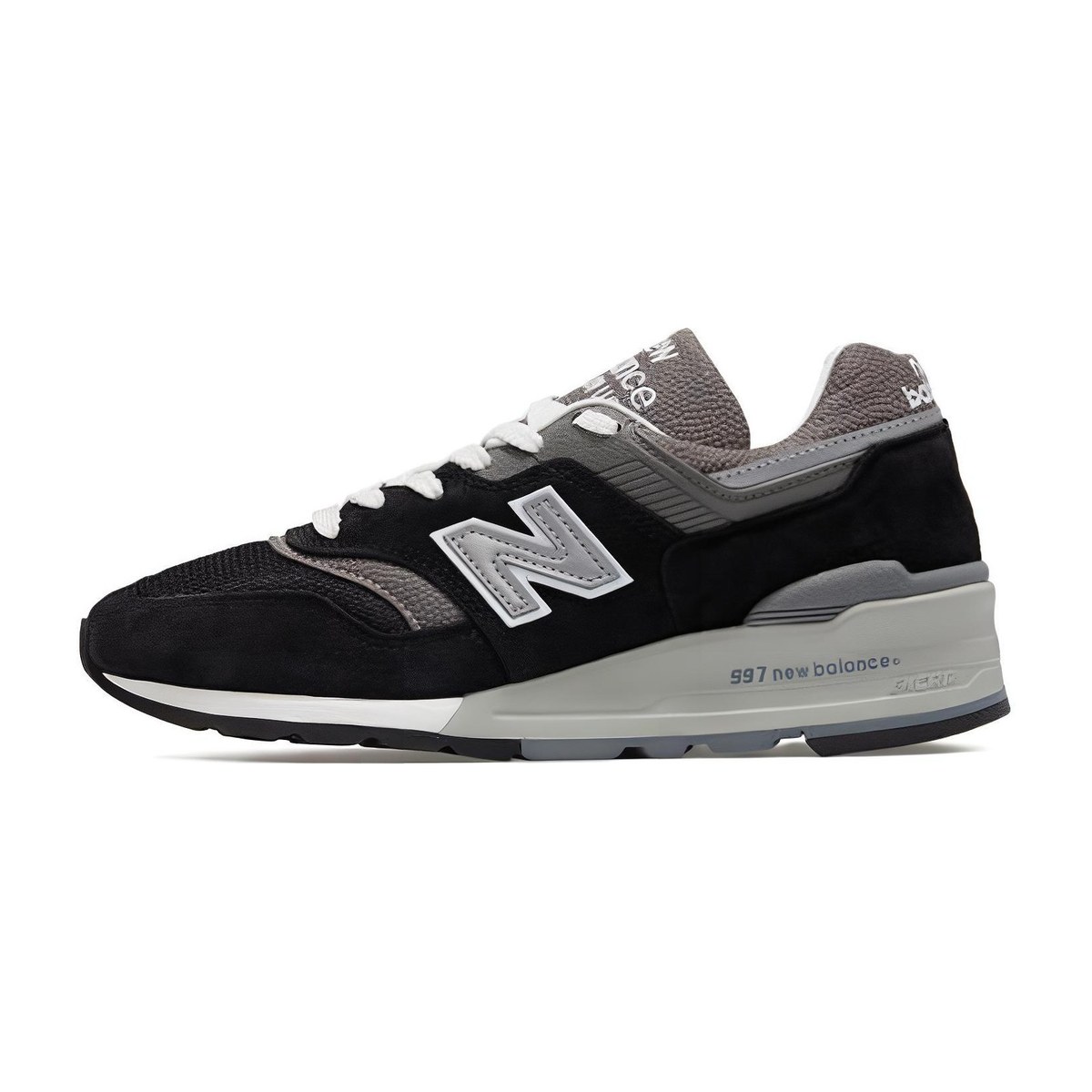 New Balance 997 Black Grey D Width