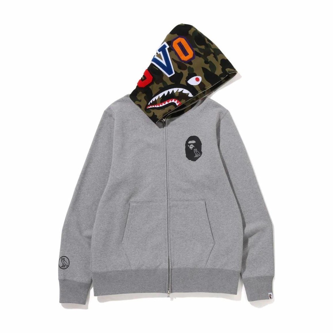 BAPE x OVO Shark Full Zip Hoodie