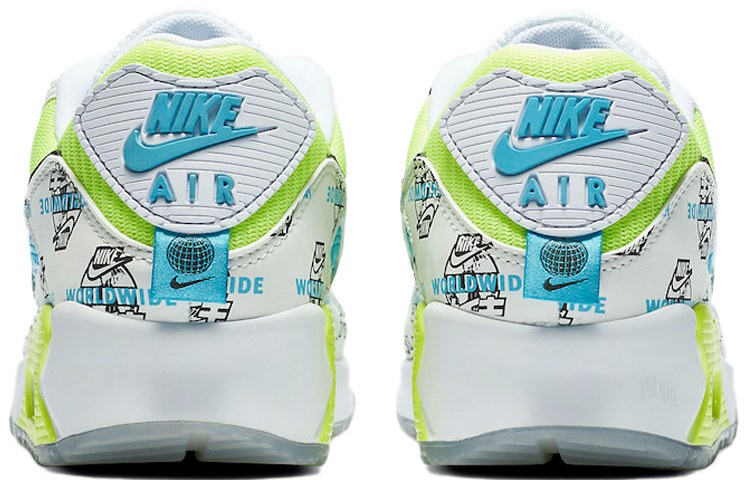 Nike Air Max 90 Worldwide Pack White Blue Yellow