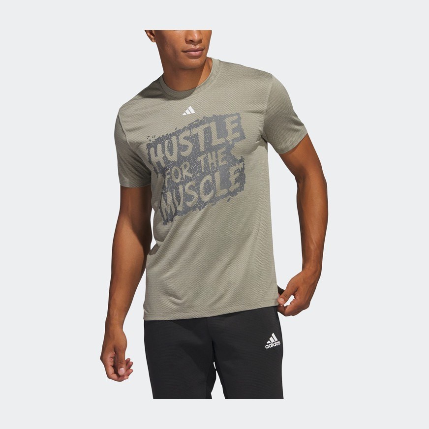 adidas Hustle For The Muscle Aeroready T