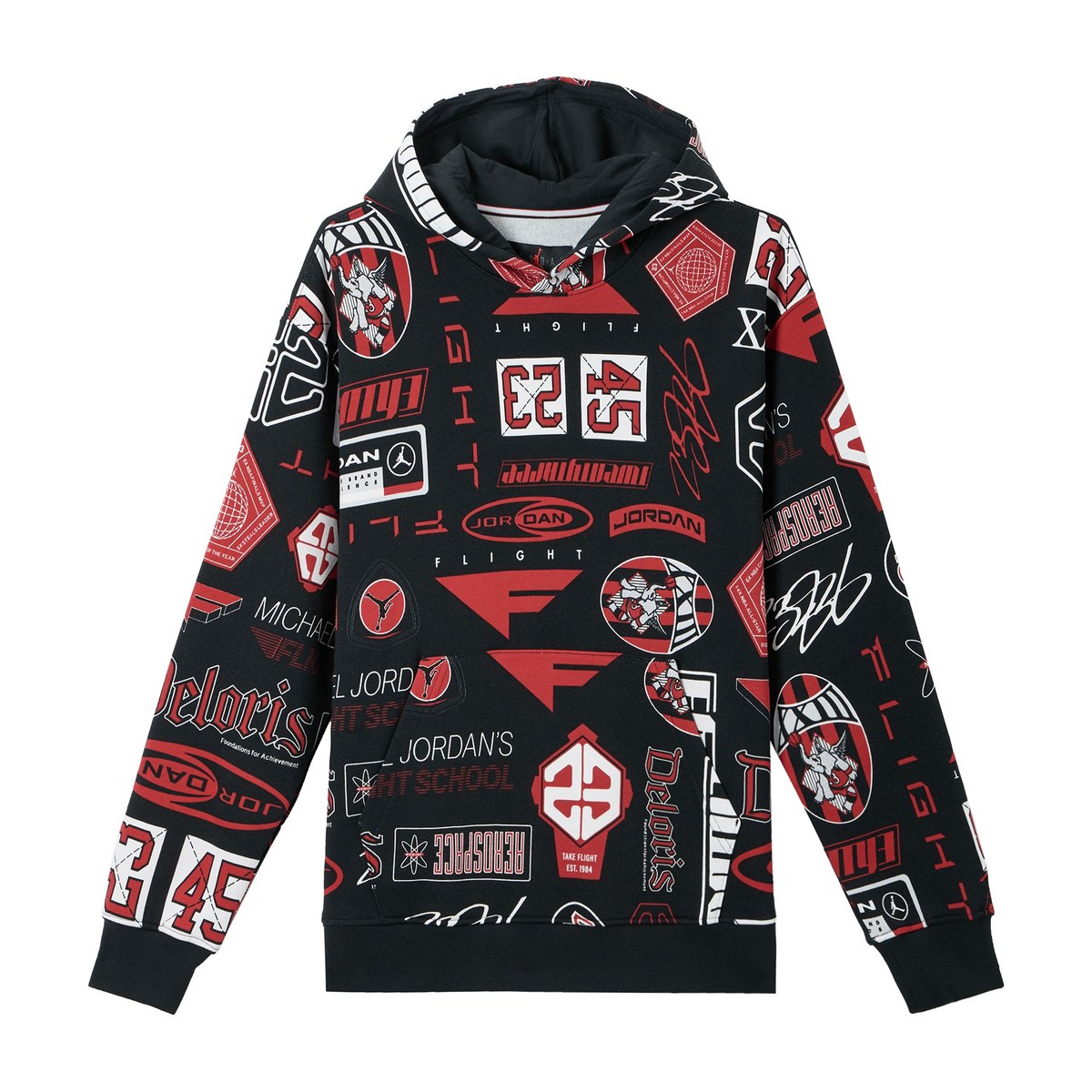 Jordan Essentials Hoodie Black/Varsity Red