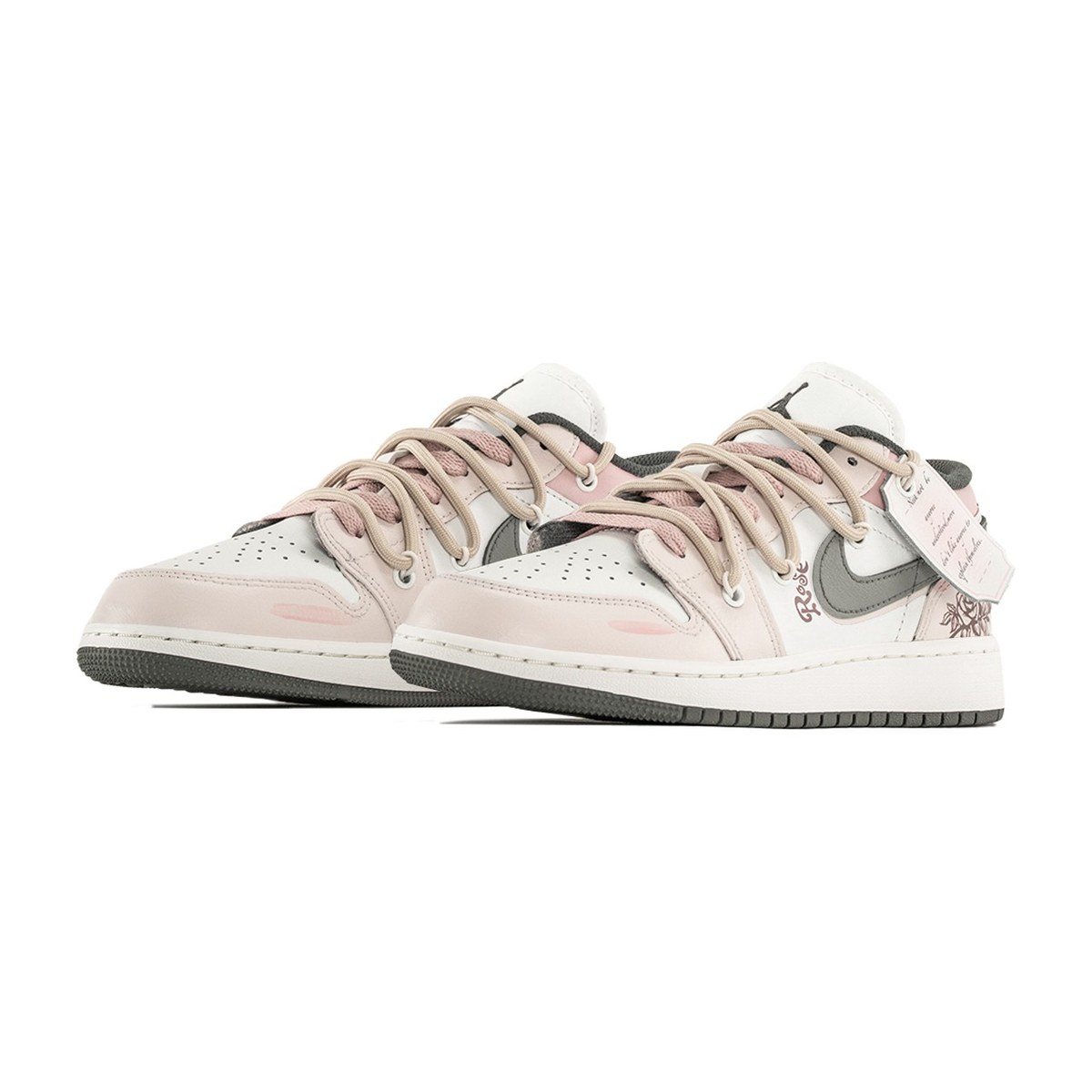 Jordan Air Jordan 1 Low GS Grey Pink