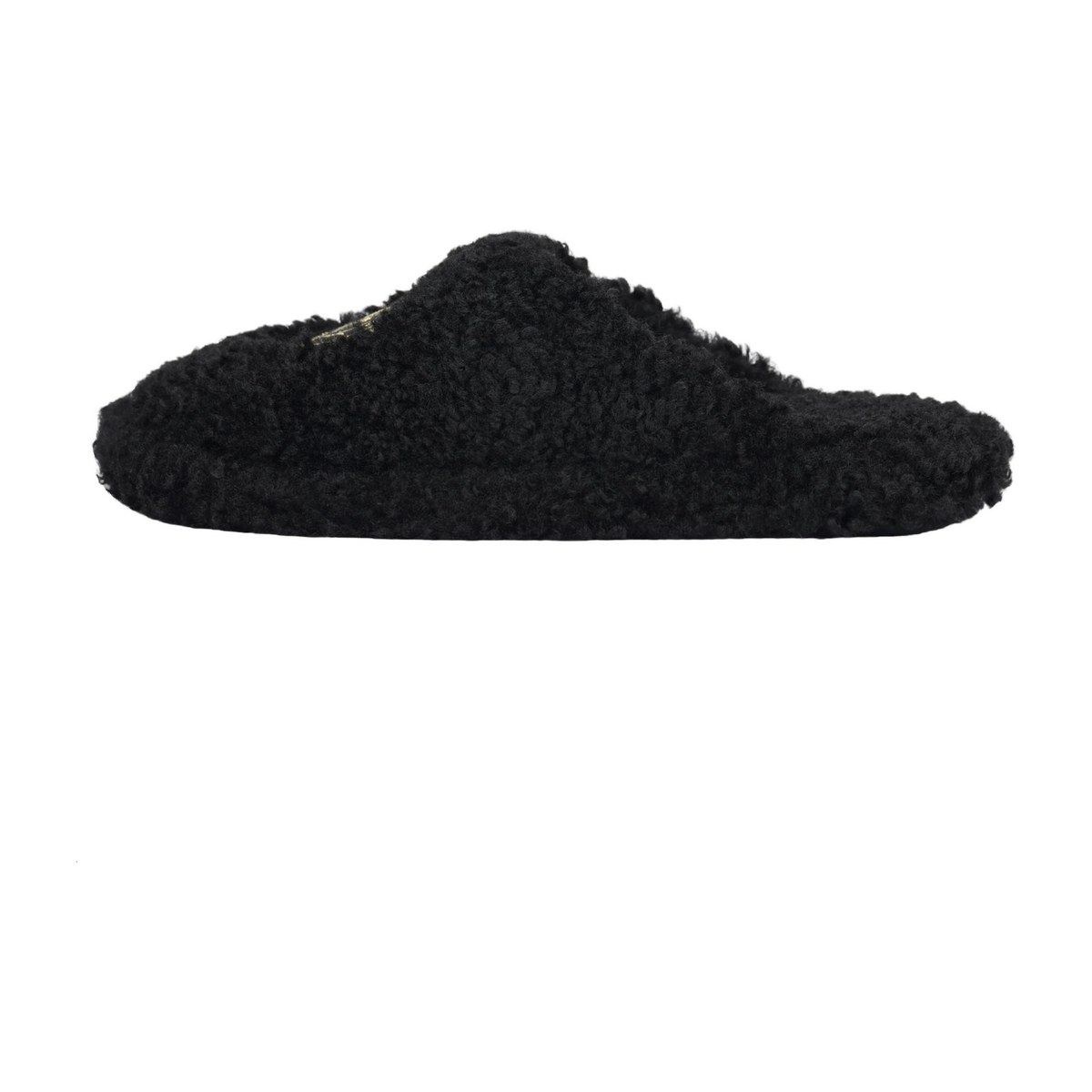 Balenciaga Furry Slides Black