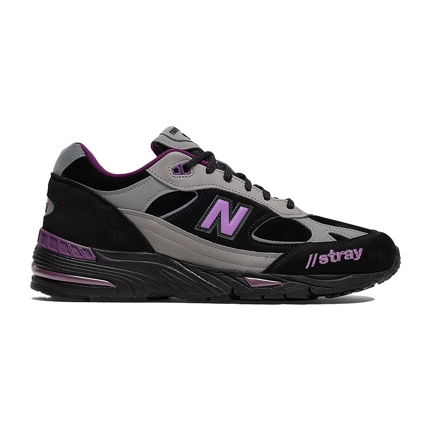 New Balance 991 Black Grey Purple