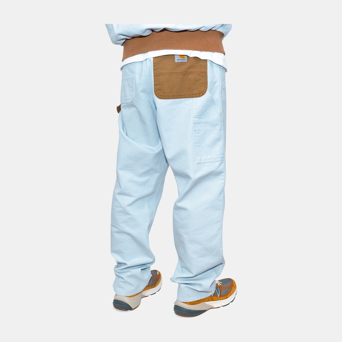 Carhartt WIP SS24 Logo Pants Light Blue