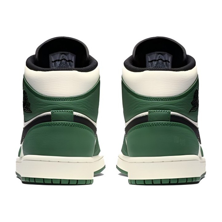 Jordan Mid Retro Basketball Shoes White Green