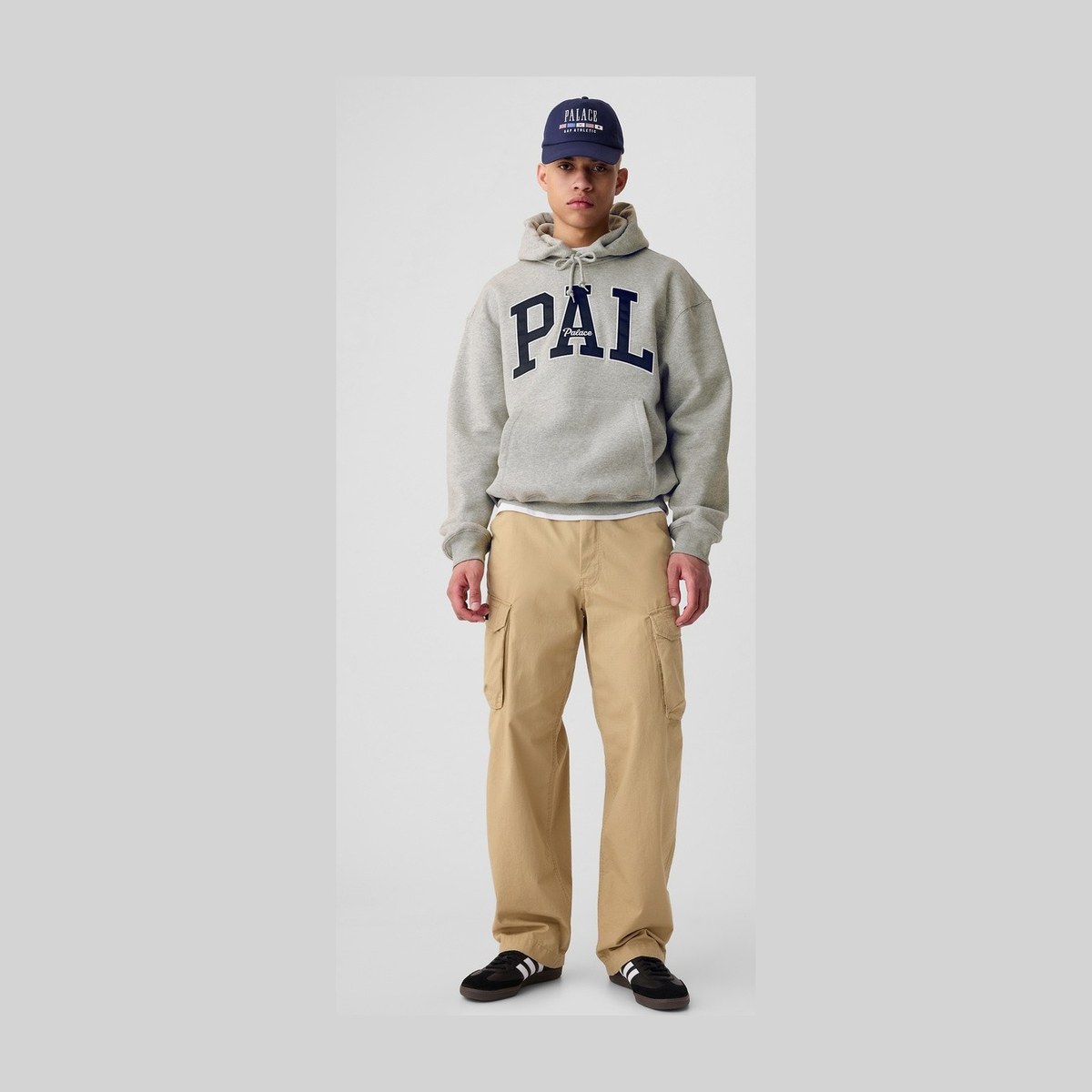 GAP x PALACE Hoodie Grey