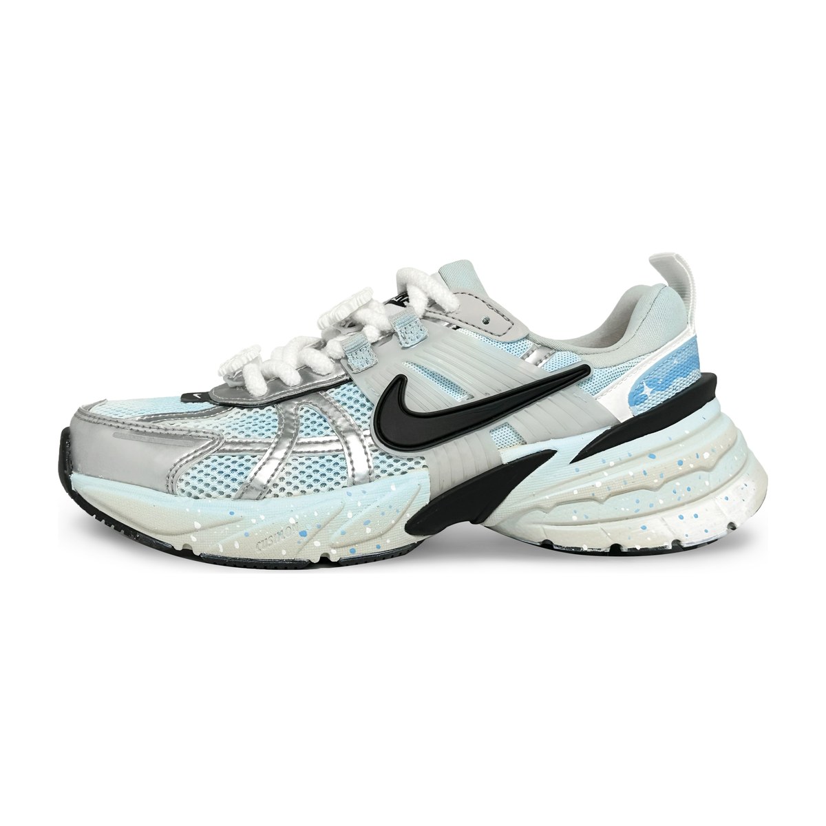 Nike V2K Run Runtekk Silver Pink Blue