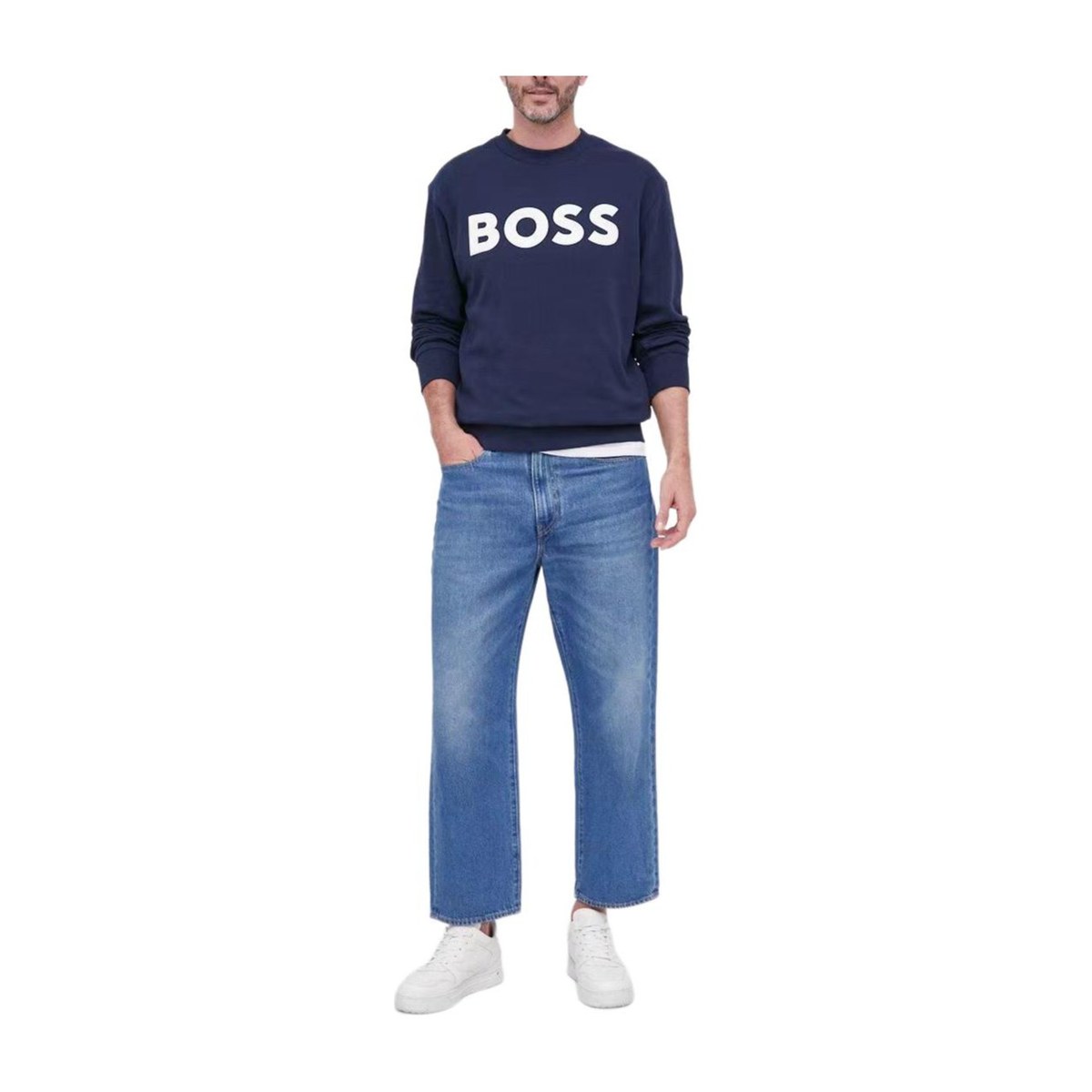HUGO BOSS FW24 Blue Sweatshirt