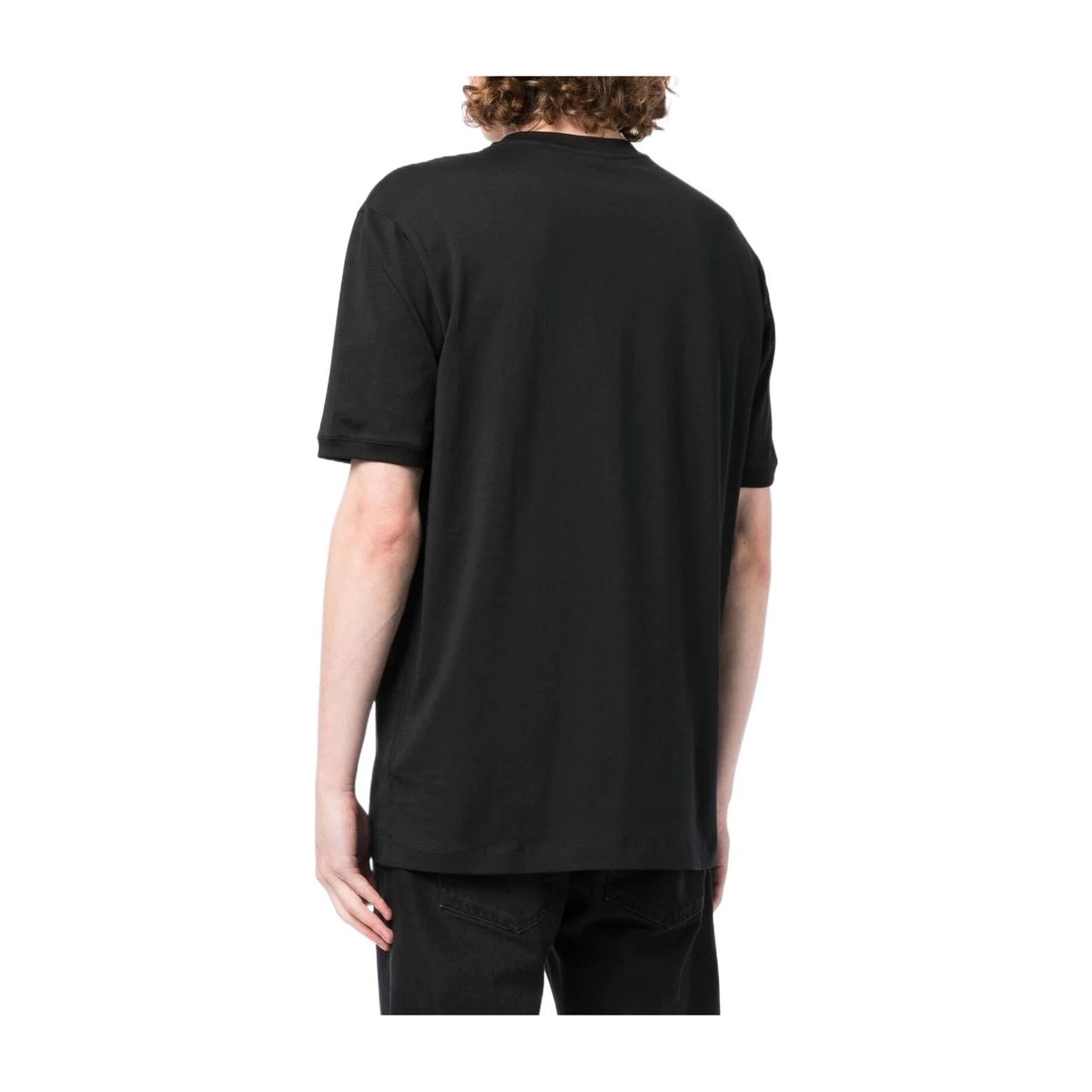 HUGO BOSS Logo Cotton T-Shirt Black