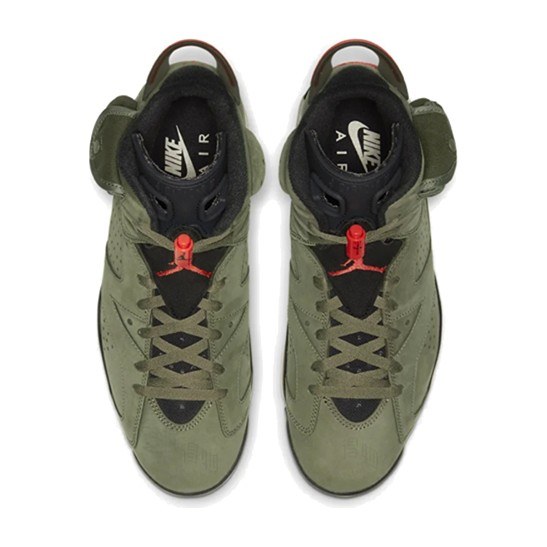 Travis Scott x Air Jordan 6 "Medium Olive"