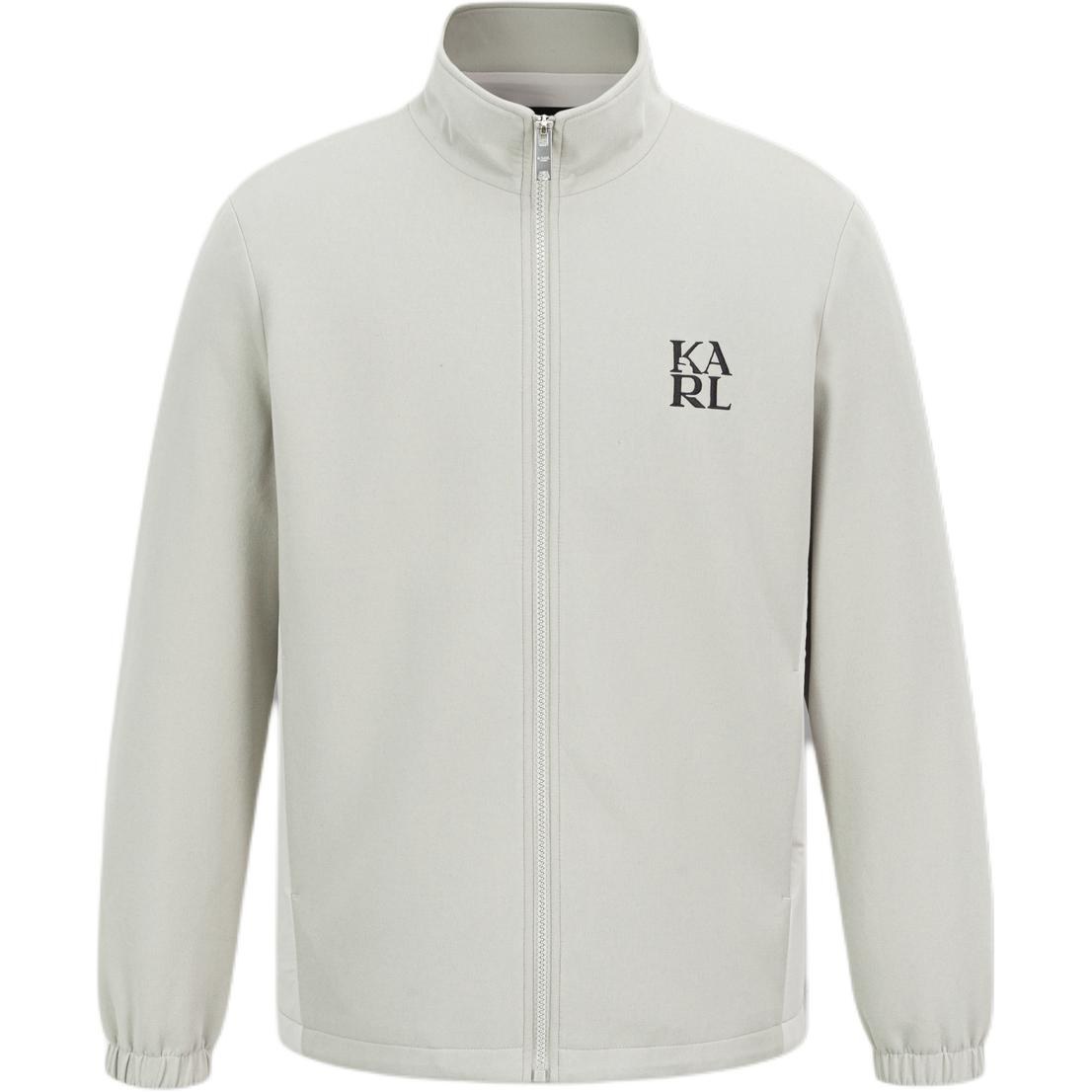KARL LAGERFELD FW25 Embroidered Zip Jacket