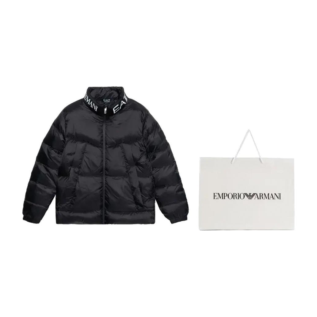 Emporio Armani Puffer Jacket Black