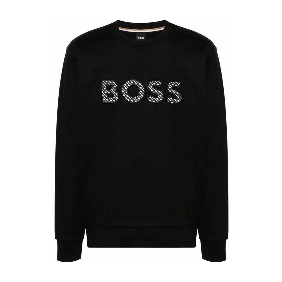 HUGO BOSS Logo Crewneck Sweatshirt Black