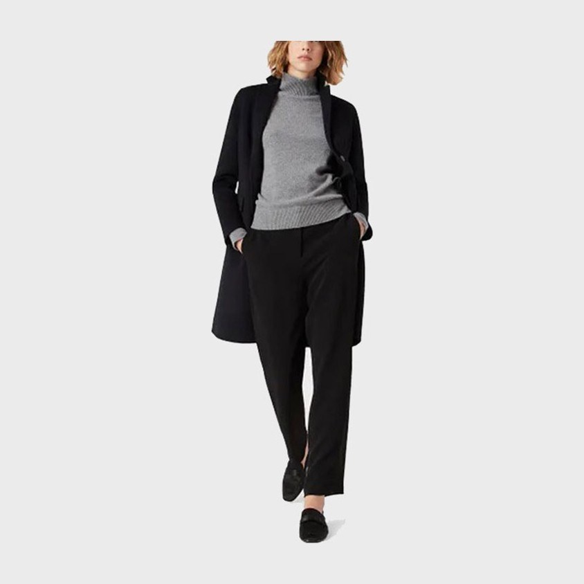 Emporio Armani FW21 Grey Turtleneck Sweater