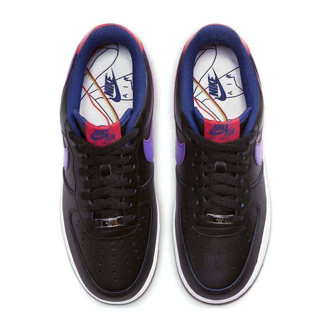 Nike Air Force 1 Low Black Purple Shibuya Exclusive