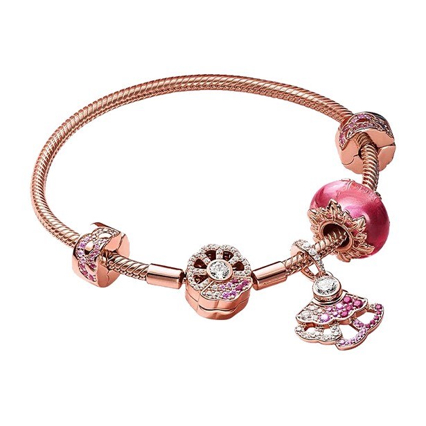 Pandora Limited Edition Pink Fan Bracelet