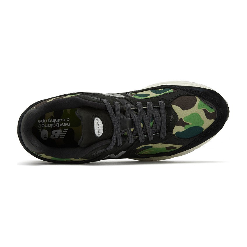 A BATHING APE x New Balance 2002R Black Camo