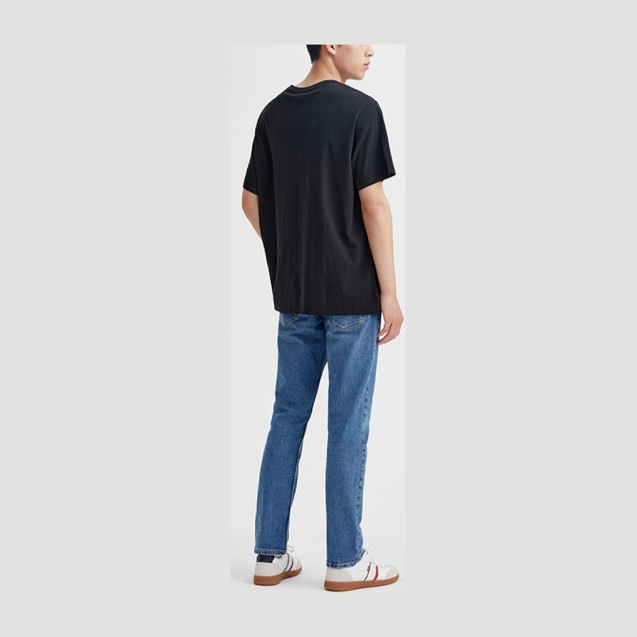 Levis Logo Print Crewneck T-Shirt Black