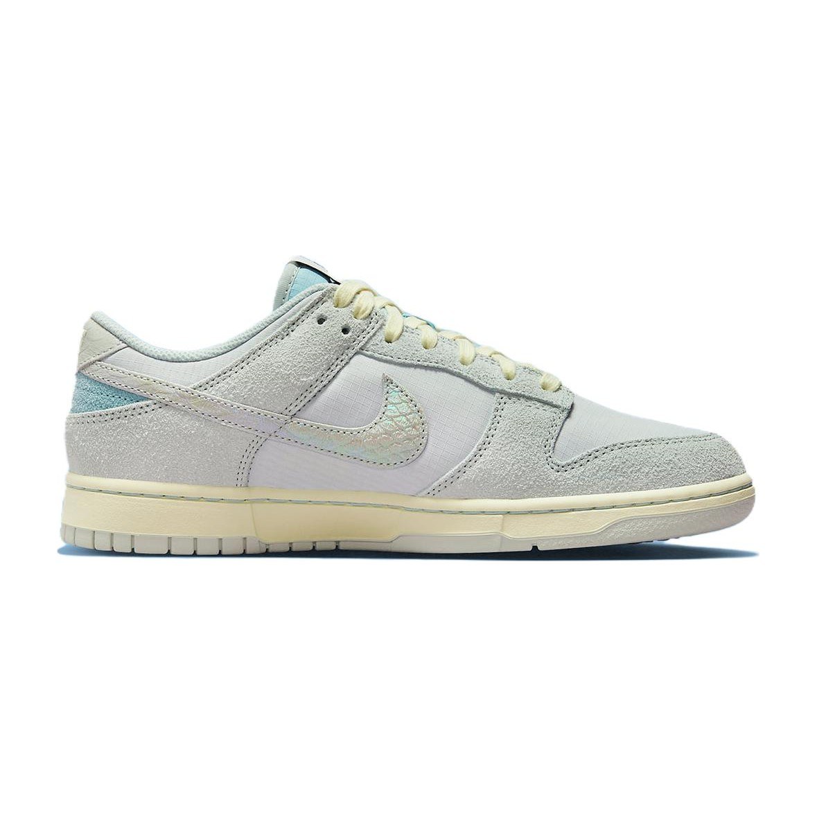 Nike Dunk Low "Gone Fishing" Light Silver Ocean Bliss
