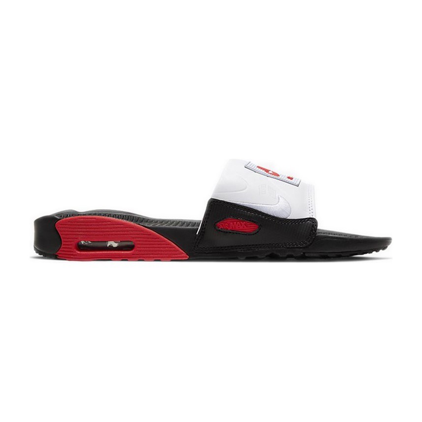 Nike Air Max 90 Slide Black White Red