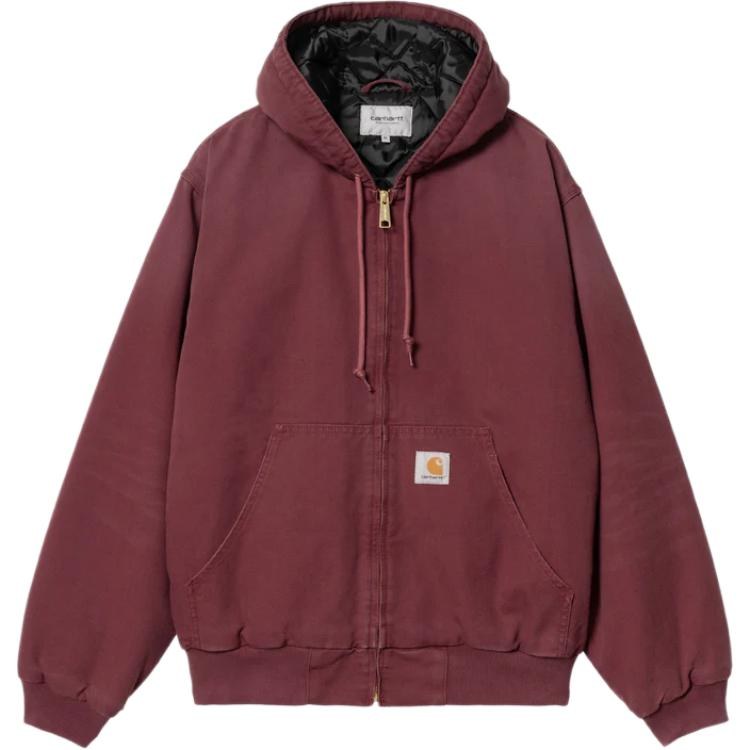Carhartt WIP Kangaroo Pocket Hoodie Jacket Red