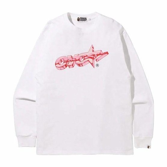BAPE x OVO Long Sleeve Tee