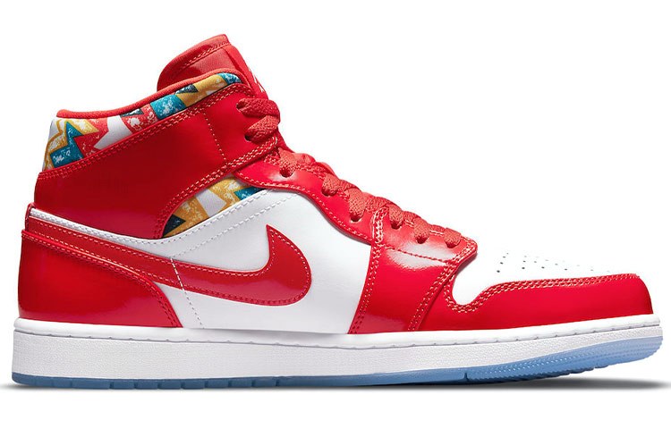 Jordan Mid Retro Basketball Red White