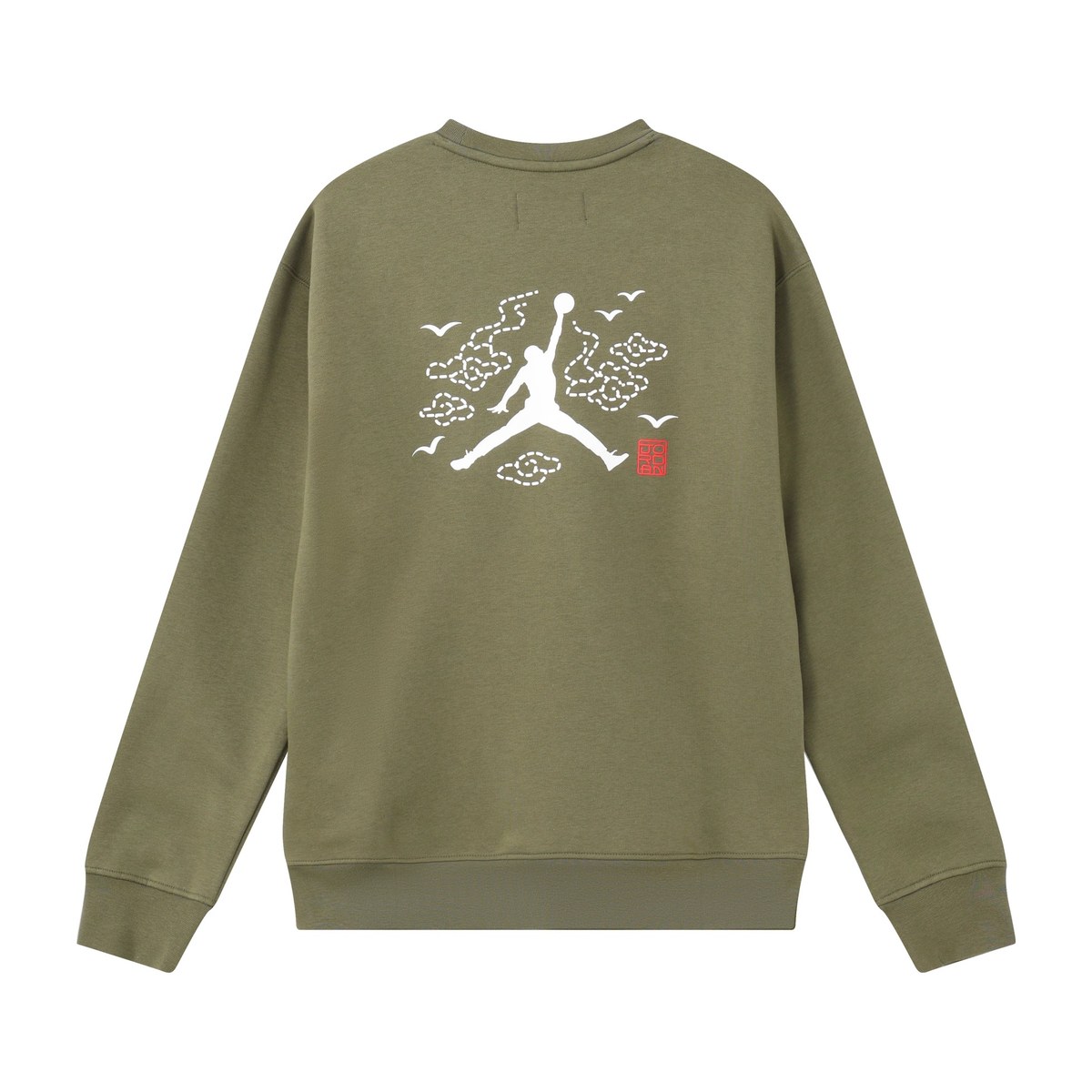 Jordan Essentials Crewneck Sweatshirt Olive